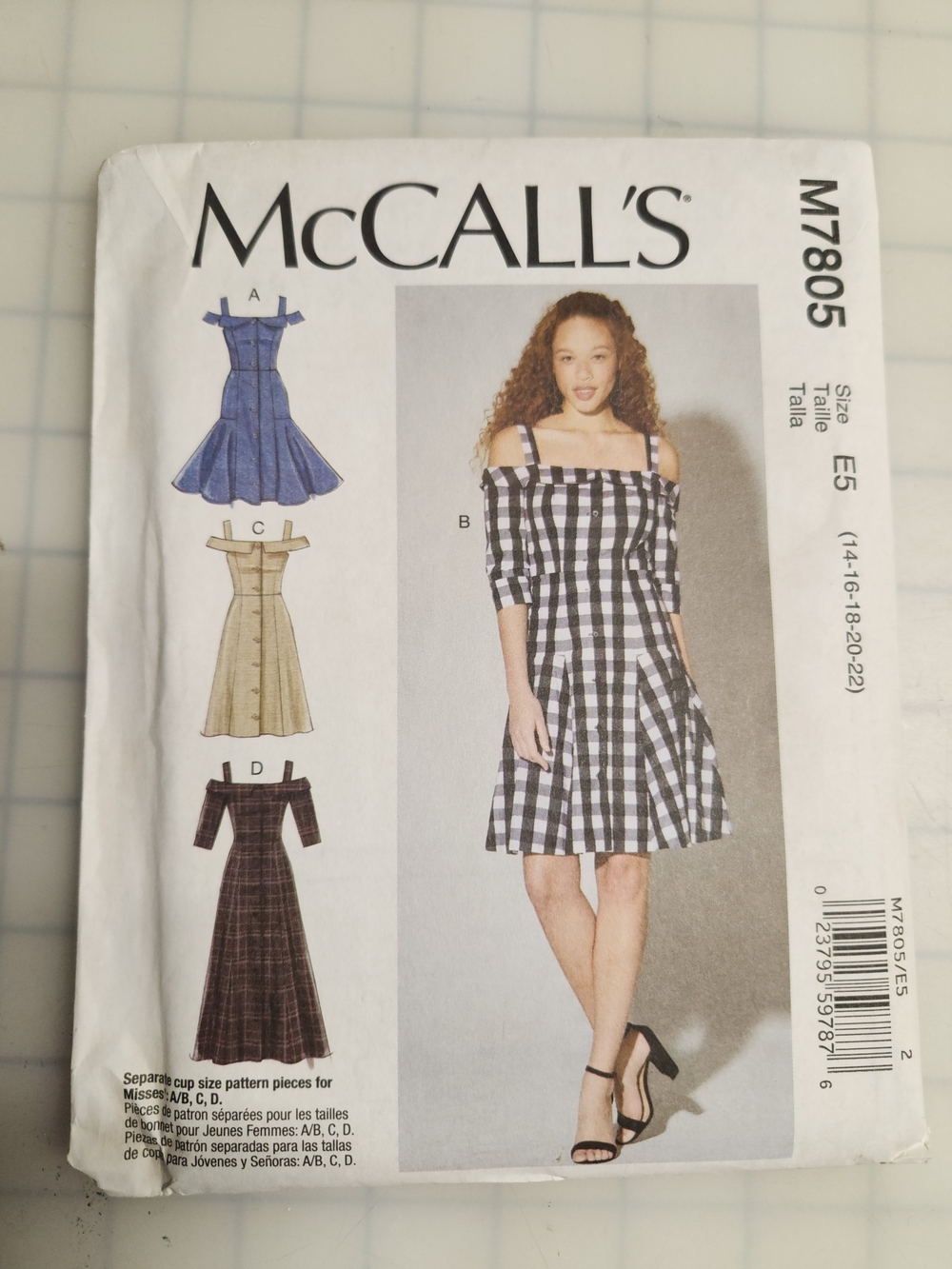 McCall's Dress Pattern M7805